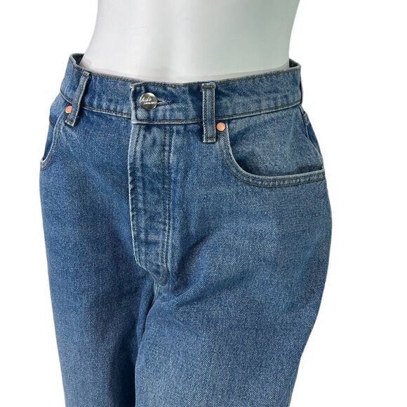 Anthropologie Betro Simone High Rise Wide Leg Button Fly Jeans Size 32 - Picture 5 of 14
